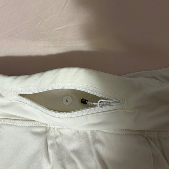 Lululemon White Pace Rival Skirt - Picture 3 of 12